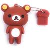 H-Customs Teddy - Chiavetta USB 3.0 a forma di orsetto, 64 GB