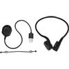 Miskall Cuffie di conduzione ossea, cuffie di conduzione ossea IPX8 32 GB Mp3 Storage Bluetooth 5.4 cuffie sportive a orecchio aperto 2h per nuotare immersioni