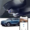 Fitcamx Dashcam 4k Compatibile con Volvo C40 EC40 2022-2026 Videocamera per auto WiFi UHD 2160P Video Visione notturna Registrazione in loop con sensore G WDR Dash Cam Accessori OEM 64 GB
