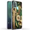 Mixroom - Cover Custodia Back case In TPU Silicone Morbida Per SAMSUNG GALAXY A21S Fantasia Bussola E Sfonfo Mimetico M728