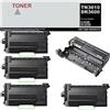 Genérico TN3610 / DR3600 Pack 4 Toner Nero e 1 Tamburo Compatibile con Brother TN3610 / DR3600