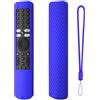 Generic Custodia Protettiva per Telecomando per Xiaomi XMRM-ML,Copertura Protettiva in Silicone Anti-scivolo Anti-goccia con Cordino per Xiaomi XMRM-ML Accessori per Telecomando (Blu)