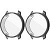 GMUJIAO [2 Pack Compatibile con Garmin Venu 3 45mm per Cover,Custodia in Morbido Silicone di Gel AntiGraffio in TPU,Anti-Graffio Protettiva Case-Nero