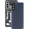 Audiosystem Scocca Cover Back Copri Batteria posteriore Per SAMSUNG GALAXY S21 Plus SM-G996 G996B 5G G996F G996B /DS S21+ Con Vetro Fotocamera Ricambio Sostituzione Riparazione Blu Scuro Blue