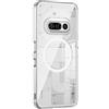 GIOPUEY Cover Magnetica per Nothing Phone 3a， Compatibile con MagSafe， PC+TPU Trasparenti Antiurto Protettiva Cellulare Custodia - Clear