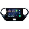 Keconsing 【2+64GB】 9 Pollici Android 15 Autoradio per Hyundai i10 2014-2019 Radio Carplay Stereo Wireless In-dash Car Play GPS Auto Navi Screen Bluetooth Navigatore Player Touchscreen Tocco FM SWC RDS