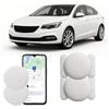 Drqzwp GPS Tracker per Auto Android, Ai-r tag Android, Magnetico Nascosto Localizzatore Gps Senza SIM senza Abbonamento, Auto Localizzatore Compatibile con goo- gle Find My per Bambini Animali (2 bianco)