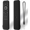 Generic Custodia protettiva in silicone per telecomando Sony RMF-TX810U/RMF-TX811U/RMF-TX910U, antiurto, antiscivolo, con cordino (nero)