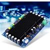 Zerodis Amplificatore Module Board a 2 150W Amplifica Stereo Digitale XH-M546 con TPA3116D2 Chip DC12-24V Ingresso per Altoparlanti di Libreria CRT TVS Radio