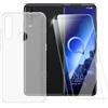 ESACMOT Custodia TPU Stampata + 2 Pellicole in Vetro Temperato Compatibili con Alcatel 1SE 2020 5030F 5030U, Cover Artistica Slim Antigraffio Antishock, Protezione Totale