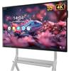YIXZSWD 55'' Smart Board, 4K UHD Interattive Lavagna Digitale Touchscreen, 8GB RAM+128GB ROM, per Ufficio, Insegnamento, Classe, Casa, Supporto Microfono/WIFI/Bluetooth/HDMI, Montaggio a Parete