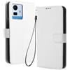 RonRun RonRon Cover Cubot Note 50 Libro, Flip Custodia Portafoglioin Pelle, Antiurto case per Cubot Note 50, bianca