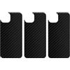 apgo BACK SKIN Film Pellicola protettiva Protezione Posteriore per Apple iPhone 14, skin sticker film foil vinyl Carbon Nero