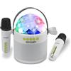 Bontempi - Cassa Wireless con Doppio Microfono e Luci LED, 18,5x17x12 cm