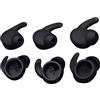 Generic Rhc310 - 6 gommini di ricambio per auricolari sportivi XSport/Honor S/M/L, neri, Rhc310 (nero, 2,5 x 1,6 cm)