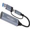 Genérico Scheda di acquisizione video HD a USB 3.0 - Computer Fotocamere Cellulari | Supporta la registrazione in streaming di giochi e acquisizione video per la creazione di contenuti