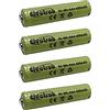 Electron 4x Batteria ricaricabile Ni-Mh ministilo mini stilo AAA 1,2V 600mAh micro telefoni cordless luce flash mignon giocattoli telecomando