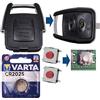 mt key Kit riparazione OPEL Kit riparazione chiave auto con 2 pulsanti + pulsante + batteria per pulsanti Opel Astra G Zafira A Omega B Vetra B 2