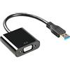 PEPWE 1080P USB A VGA Adattatore Scheda Video Esterna Multi Display Converter Per 7/8 Desktop Laptop PC Monitor Proiettore Adattatore Convertitore