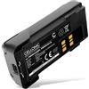 CELLONIC 1x Batteria per Dispositivo radio Compatibile con Motorola DP2400E, DP4801E, DP4800, PMNN4491 - (5000mAh, 7.4V)