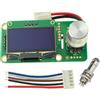 Lapiglo Stazione di saldatura digitale per STM32 T12 con display OLED, precisa scheda di controllo della temperatura, strumenti di saldatura (blu) (A)