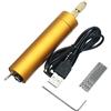 Fafeicy Mini Utensile Rotante a Batteria per Trapano a Mano Elettrico con Punte Elicoidali da 10 Pezzi per Progetti Fai da Te in Plastica PCB in Legno Portatile Ad Alta velocità 22000