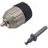 ERNZI 0.8-10mm 3/8 -24UNF autobloccante mandrino autoserrante autoserrante 3/8 adattatore mandrino adatto for conversione chiave a percussione esagonale SDS (Color : Chuck and SDS Plus)
