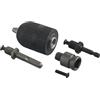 Sandyseptember Set di 5 mandrini autoserranti resistenti con adattatore SDS Plus e codolo esagonale per 2 punte da 13 mm
