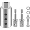 Generico Trailer Jack Drill Adapter, Stainless Steel Heavy Duty Cordless Drill Connector, Quick Lift Jack Tool Adapter, RV Car Boat Camper Garage Roadside Maintenance Worksite Repair Tool Compatible OK
