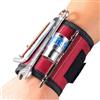 Generico Polsino Magnetico: Polsino Magnetico A Cinque File In Nylon | Bracciale Portautensili Portatile Super Resistente, Fascia Da Polso Magnetica Traspirante Regolabile Per Fissare Viti E Chiodi