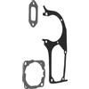 pljYocdO Guarnizione di tenuta del carter del cilindro e del silenziatore, set di guarnizioni, paraolio adatto for motosega H394 395 394XP 395XP(1 Set Gaskets)