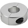 GOHAPY Collare in lega di alluminio tipo morsetto, parte ad anelli fissi a doppia divisione, collare di arresto for punta da trapano piccolo ID 25-30 mm(16mm)
