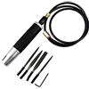 AUBEST Martello Pneumatico, Seghe pneumatiche diritte Utensile for lima ad aria Lime alternative Corsa da 5 mm / 10 mm Velocità regolabile Lucidatura Forniture for taglio ad aria(AF28)