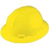 PIP Dinamico Kilimanjaro Full Brim Hard Hat, HDPE Shell, Tipo 2, Classe E, Foam Impact Liner, Sospensione a 4 punti, Regolazione cricchetto ruota, Giallo (280-HP642R-02)