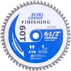 Echo Corner Lama per sega circolare TCT da 165 mm, foro da 16 mm, 60 denti, 165 x 1,4 x 2,2 x 16 x 16 x 60 T, taglio fine fine finitura a taglio trasversale in legno compensato impiallacciato MDF