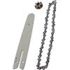 Dioche Catena per Motosega, Catene per Motosega 186mm con Parti in Acciaio per Motosega per Mini Motosega Elettrica
