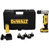 DEWALT - Kit di strumenti per timbratura in rame da 20 V MAX con batteria, caricatore e 6 teste di espansione da 3/8 pollici, 1/2 pollici, 5/8 pollici, 3/4 pollici, 7/8 pollici e 1-1/8