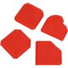 Miokycl Caulk Tools - Kit di strumenti di finitura per calafataggio Silice 18 × 10 × 2 4 pezzi Set di 4 pezzi in silicone per rimozione sigillante levigante raschiatore pulitore kit di strumenti per