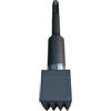 GREGORIOSTORE Bocciarda per pietra dura con attacco SDS plus,in acciaio temprato, per martello pneumatico, trapano (2,5x2,5 cm)