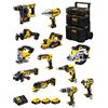 DeWALT Kit DWK1202 (DCD796 + DCH273 + DCG405 + DCF887 + DCF889H + DCS331 + DCS391 + DCS355 + DCP580 + DCS369 + DCL050 + DCF620 + 3 Batterie 5,0 Ah + Caricabatterie + Caddy 3en1)