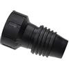 vhbw mandrino portapunte SDS Plus (TE-C) mandrino compatibile con Hilti TE 24, TE 25 avvitatori a batteria, trapani - diametro di 1,7 cm, nero