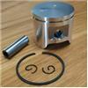 Qdkpgls Anello elastico for anello spinotto pistone da 44,3 mm adatto for motoseghe H 346XP(PISTON SET)