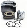 ITrvcaY Set di perni cilindro pistone 38 mm adatto for decespugliatore Echo SRM-350ES SRM-3605U SRM-340 Parti di ricambio A130000600 A130000601 P021007410