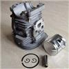 TXuKm Kit pistone cilindro motosega da 47 mm Adatto per H 455 460 R 537 32 04-02(Cylinder)