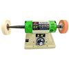 SEVEQIS Lucidatrice da banco elettrica Rettificatrice for gioielli Gemma Smerigliatrice for roccia Lucidatrice for tornio da tavolo Velocità regolabile 0-10000 RPM 750 W(F)