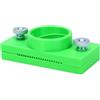Ycauty Strumento Applicatore di Colla per Bordare i Bordi |Spalmatore Adesivo Regolabile per la Lavorazione del Legno da 10-50 Mm |Adatto per Bottiglia di Acqua Minerale da 38 Mm Verde