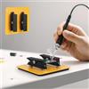 NOEVSBIG Helping Hands morsetto in metallo, supporto regolabile per saldatura a terza mano, supporto per elettronica, hobby, fai da te, artigianato, gioielli, riparazione PCB stazione di aiuto per saldatura