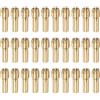 QUARKZMAN 30 Pezzi di Mandrini in Ottone da 2 Mm per Smerigliatrici Elettriche, Set di Punte per Trapano a Cambio Rapido per Utensili Rotanti, Diametro dell'Asta 4,3 Mm