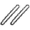 Wlauqueta 2X Mini catena motosega a catena guida da 4 pollici 1/4 pollici per motosega a mano batteria portatile elettrica 4 pollici