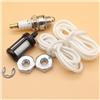 SRNPTBZIT Kit candela dadi for barra di corda di avviamento adatto for S MS170 MS171 MS180 MS181 MS192T 009 010 012 015 017 018 019 Motosega 00009550801